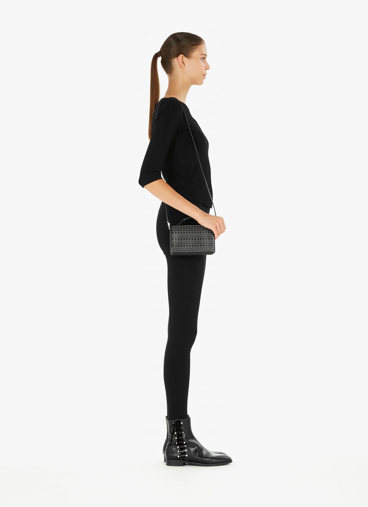 Franca 17 Crossbody Bag ALAÏA BLACK FRANCA 17 CROSSBODY BAG